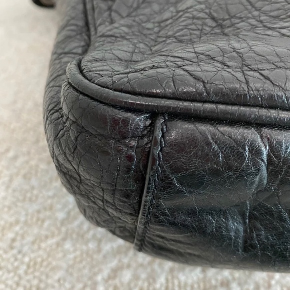 Authentic Balenciaga Motocross Classic Day Hobo Black - Picture 8 of 15